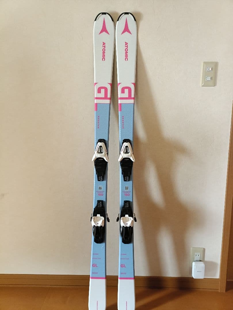 Atomic GL スキー 150cm スキー板　ストック付き