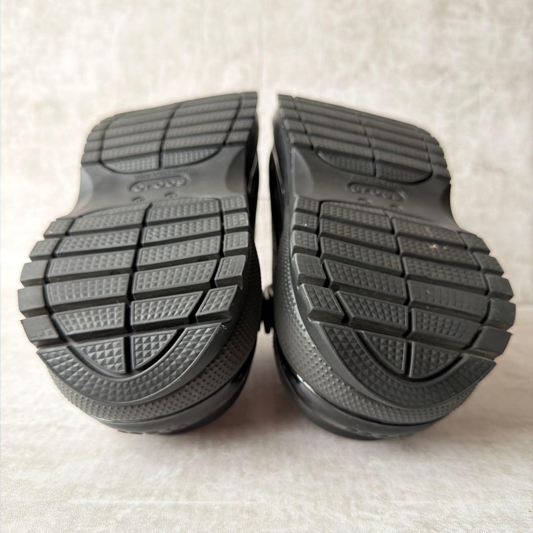 ⭐️人気モデル⭐️クロックス メガクラッシュ 厚底サボサンダル ブラック 29cm