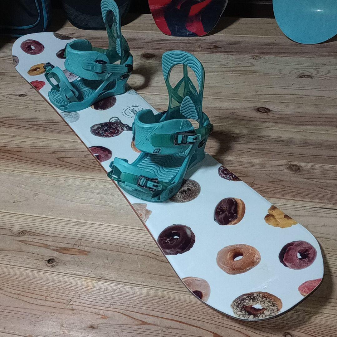 レディース　RIDE　K2　スノーボードセット　142cm