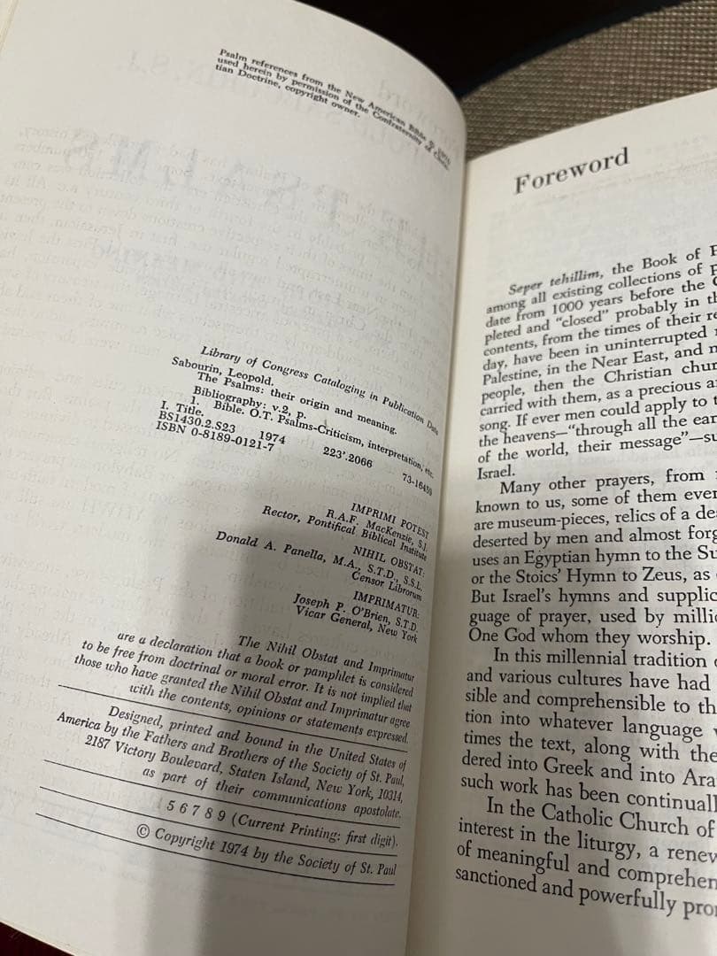 希少　THE PSALMS: THEIR ORIGIN AND MEANING