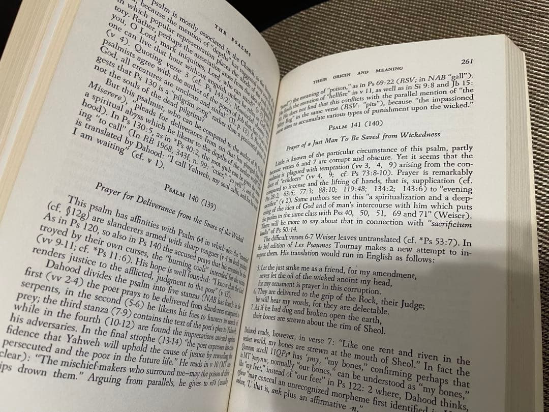 希少　THE PSALMS: THEIR ORIGIN AND MEANING