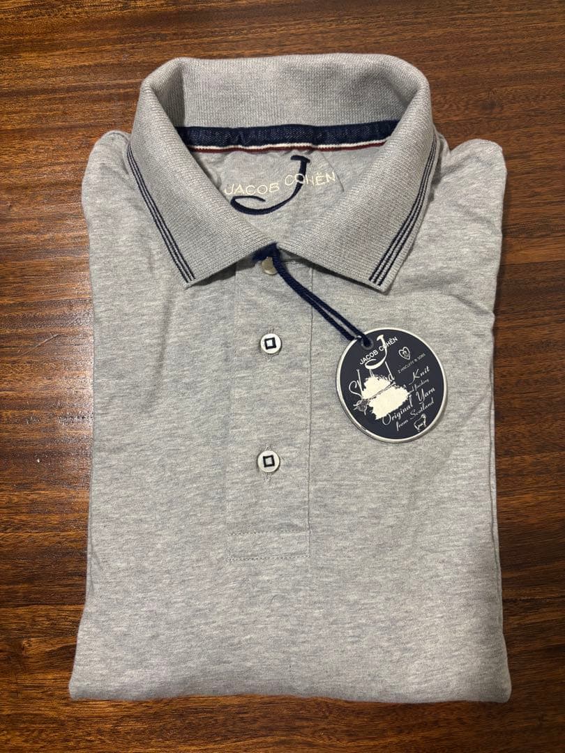 ヤコブコーエン　長袖ポロシャツ　ラルディーニ収納袋付き