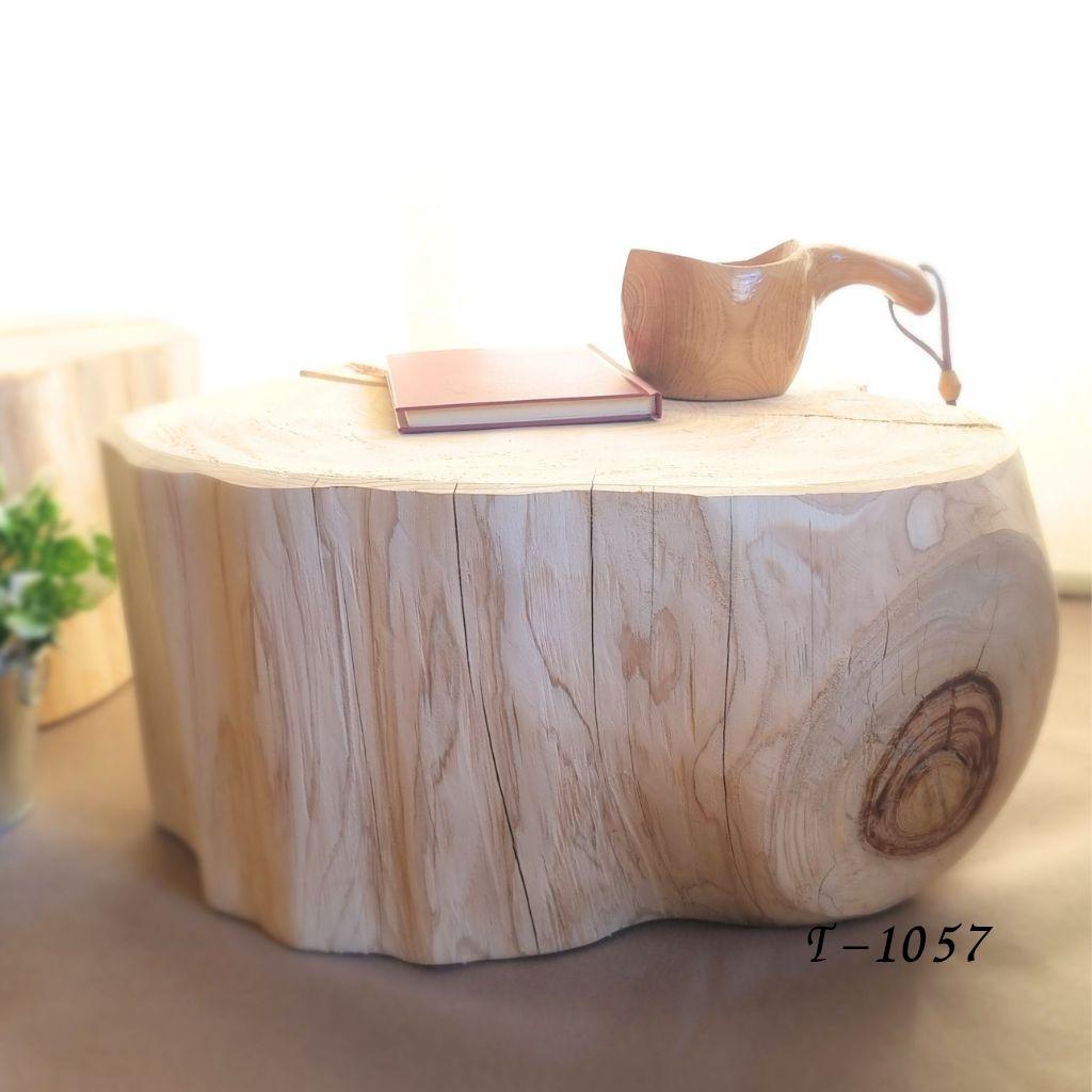 超特大 ひのき 天然アロマ 切株テーブル・無垢無塗装・オーガニック