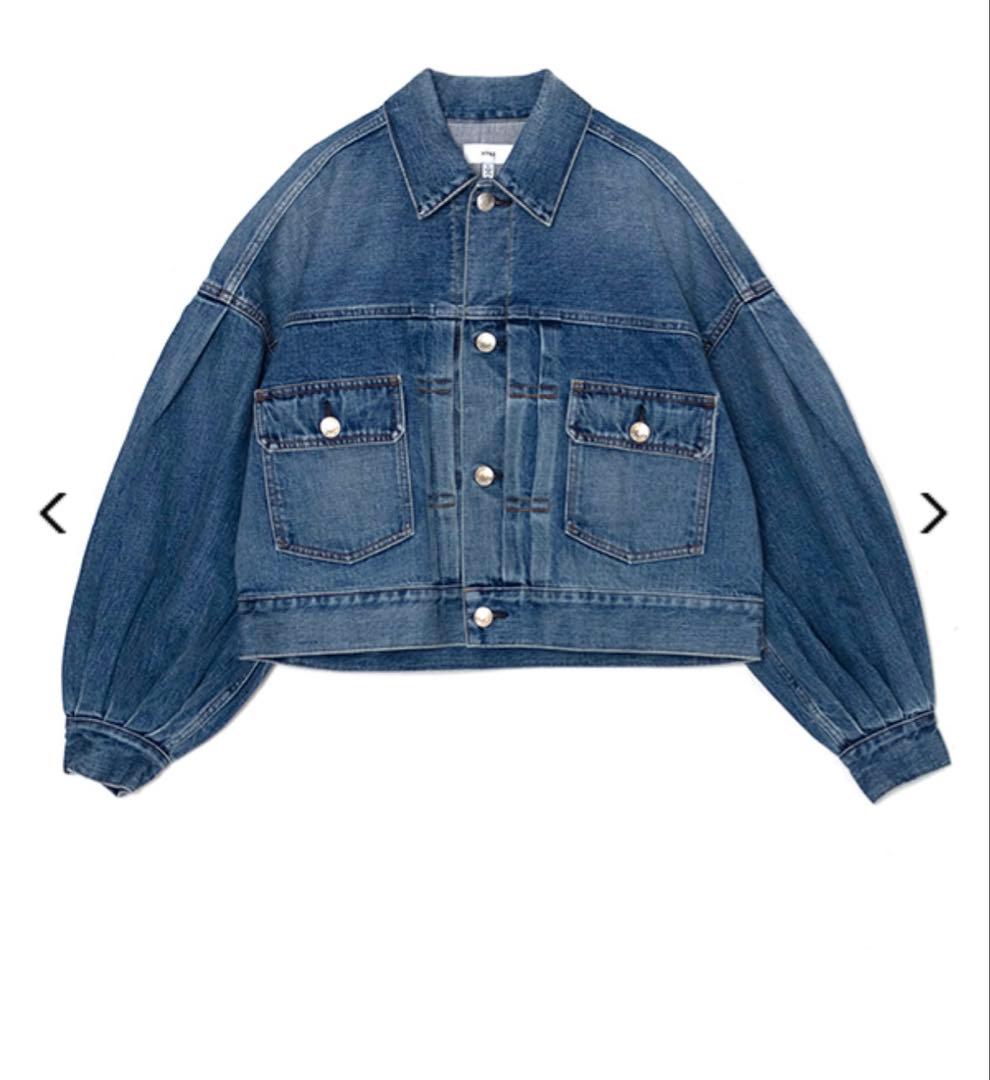 HYKE ハイク　デニムBALLOON SLEEVE DENIM JACKET