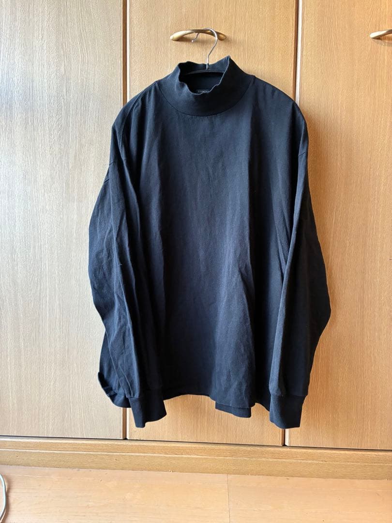 COMOLI（コモリ）コットンジャージ モックネックプルオーバー　24aw