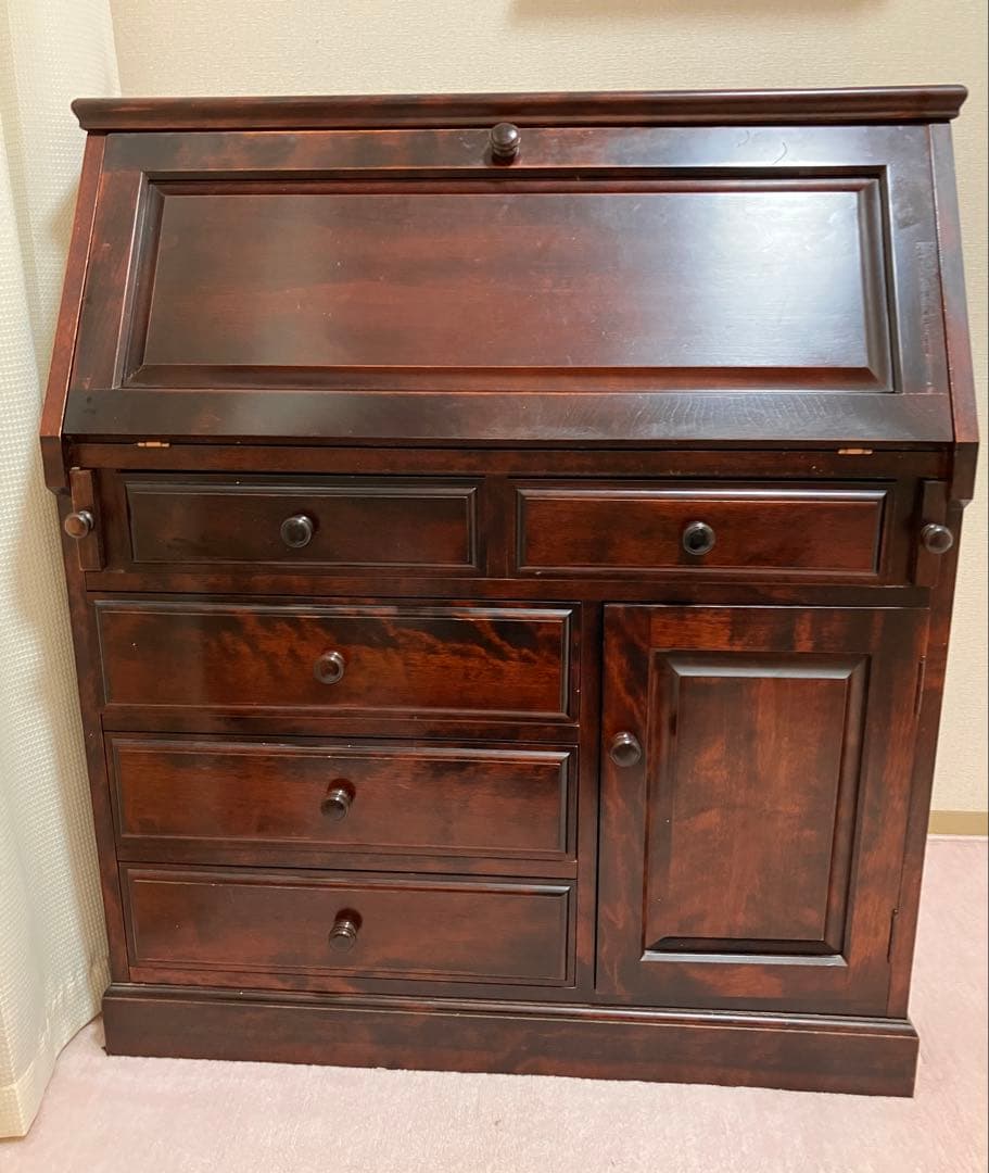 ライティングデスク　ライティングビューロー　学習机　勉強机　デスク　民藝