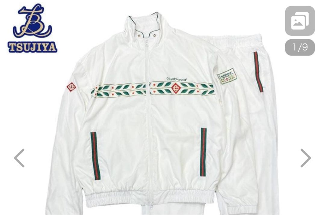 casablancat ホワイトジャケット セットアップ上下
