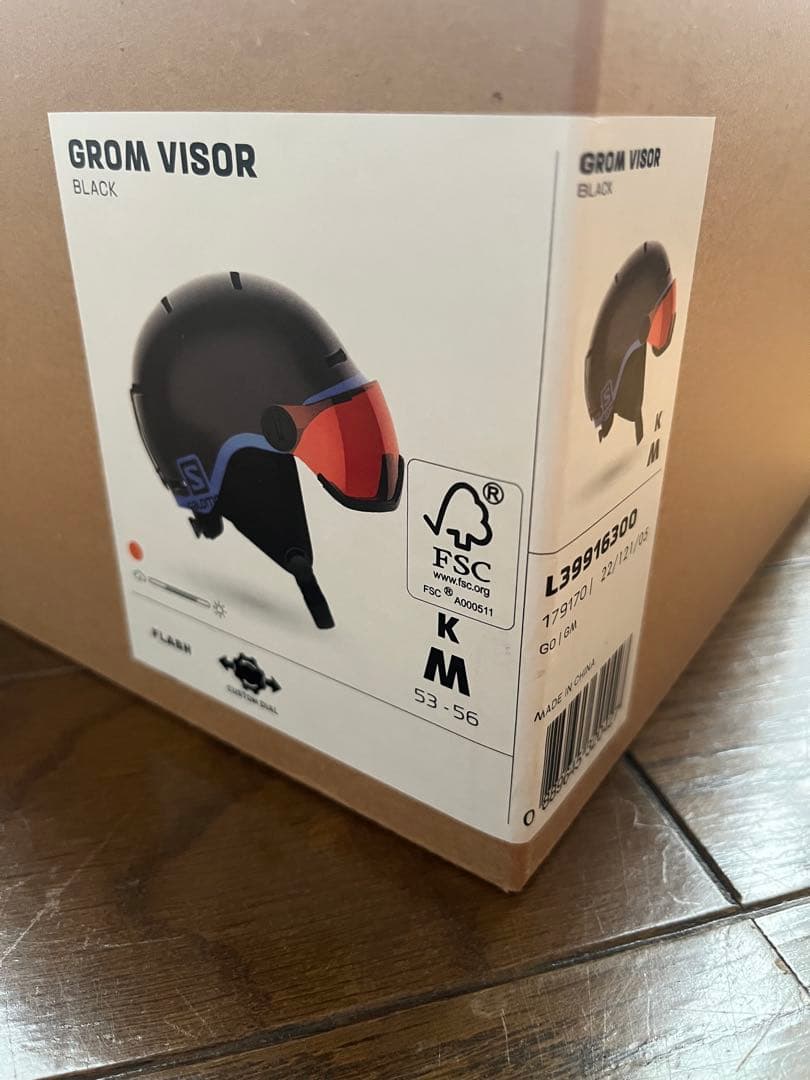 Salomon GROM VISOR ヘルメット KIDS・Mサイズ