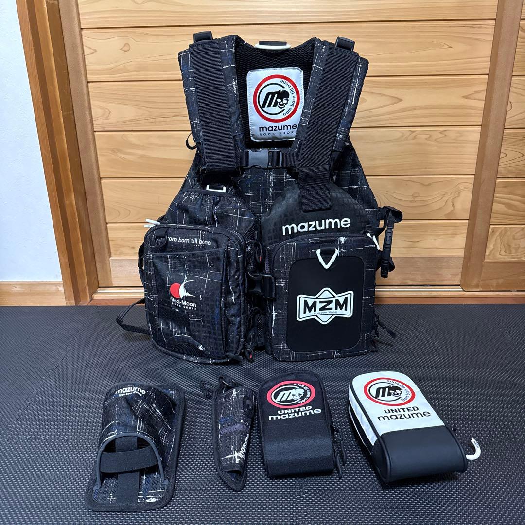 mazume マズメ レッドムーン ライフジャケット ブラックスカリ