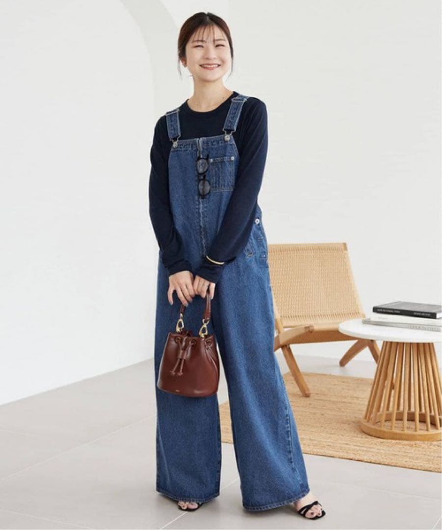 新品タグ付き◎SLOBE IENA バギーオーバーオール　36