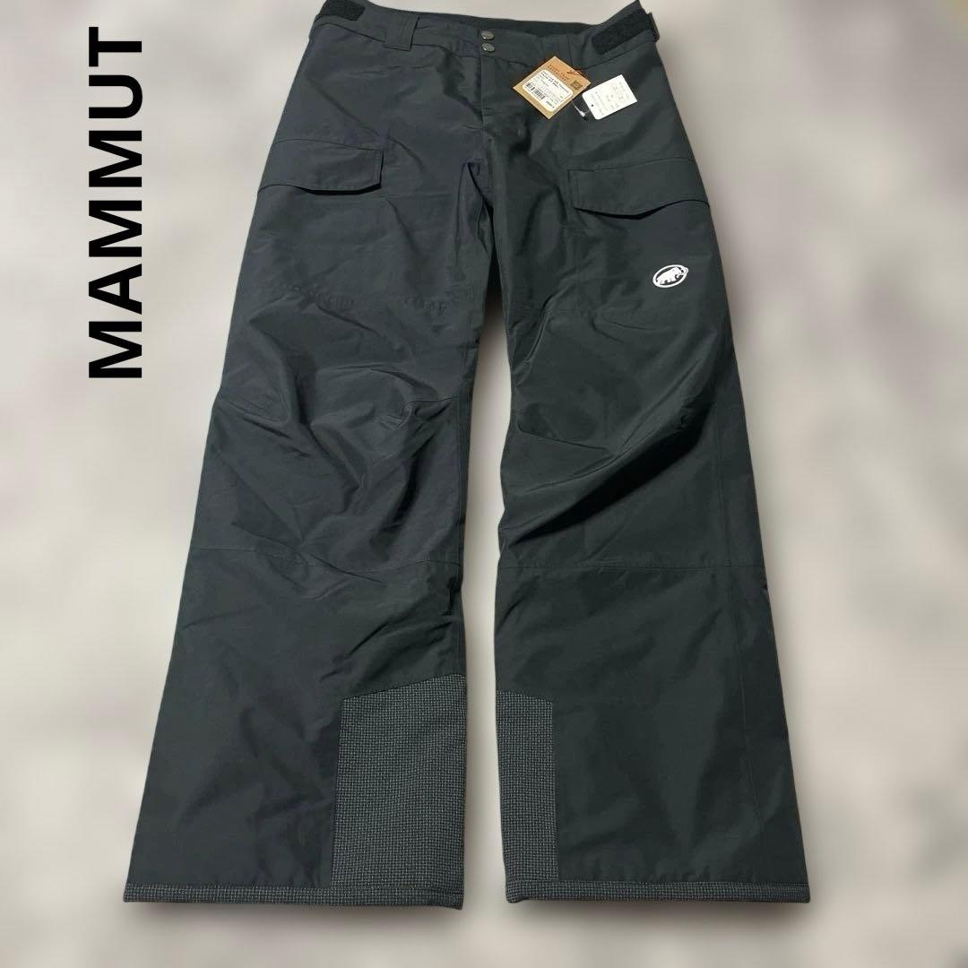 新品MAMMUT マムート スキースノーボードパンツ メンズ M ブラック