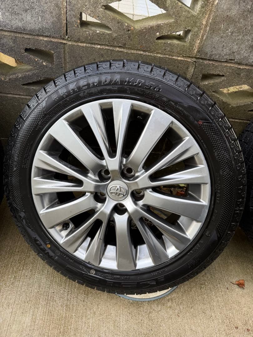 アルファード30 純正アルミ×スタッドレス【新品4ヶ月のみ利用】【即日発送】