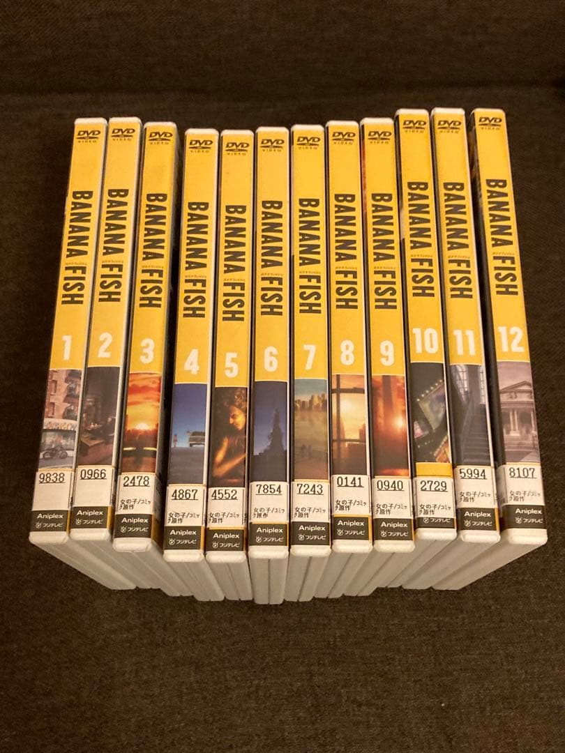 BANANA FISH DVD 全12巻 レンタル版