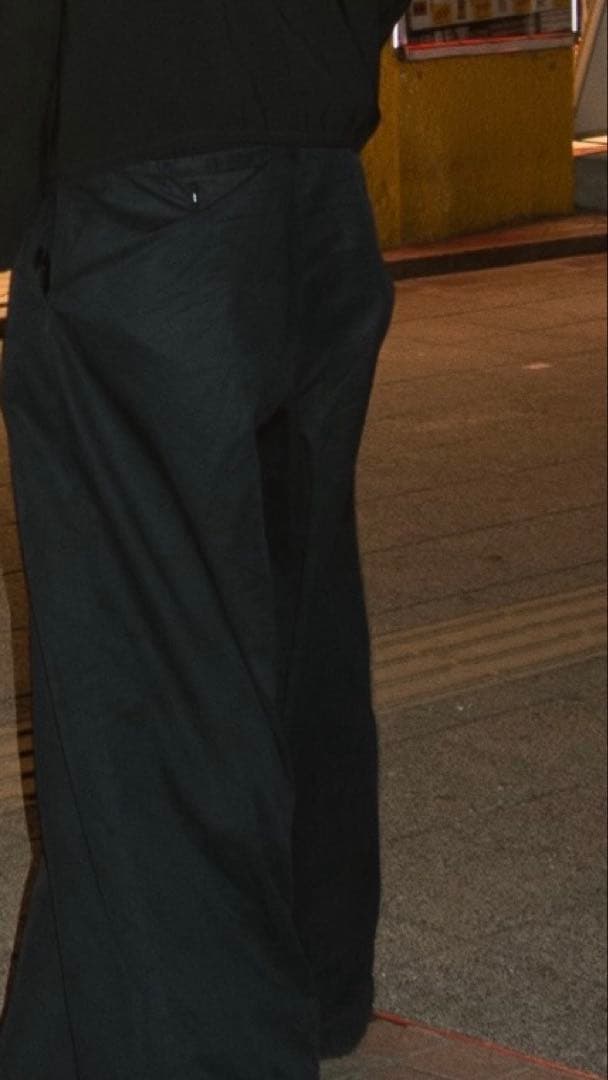 DRIES VAN NOTEN ブラック　ワイドスラックス