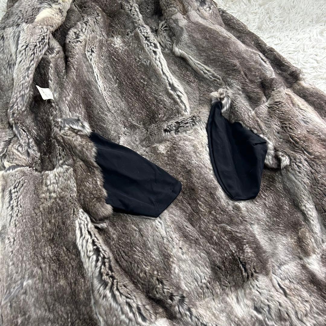 17539✨Y2K ドルチェ＆ガッバーナ ラパン ラビットファーコート プリント