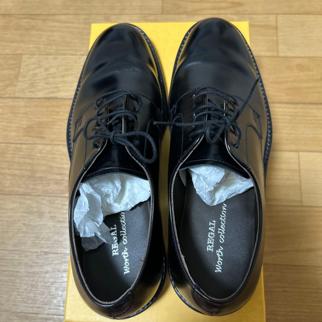 w*o様 極美品【REGAL リーガル】プレーントゥ 外羽根 26cmビジネスシ