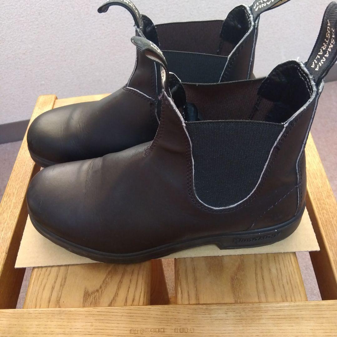 サイドゴアブーツ ブラック レザー