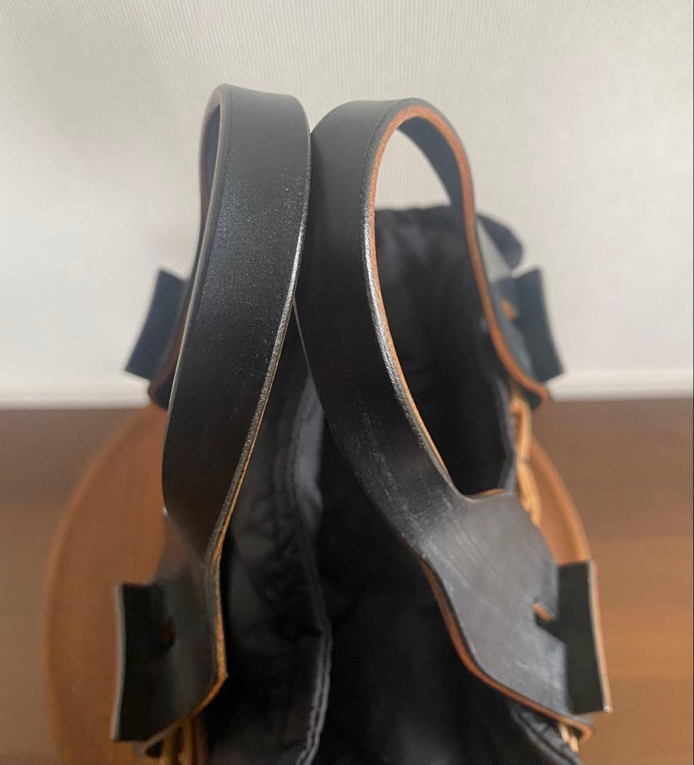 エバゴスebagos角たてバスケットスイッチハンドルリサイクルリップかぶせ黒