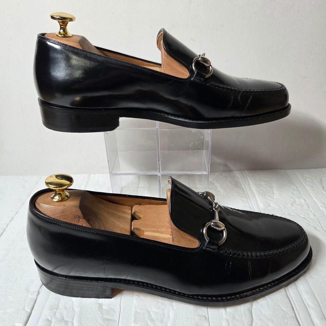GUCCI ホースビットローファー ヨルダーン 7.5D(26cm) ブラック