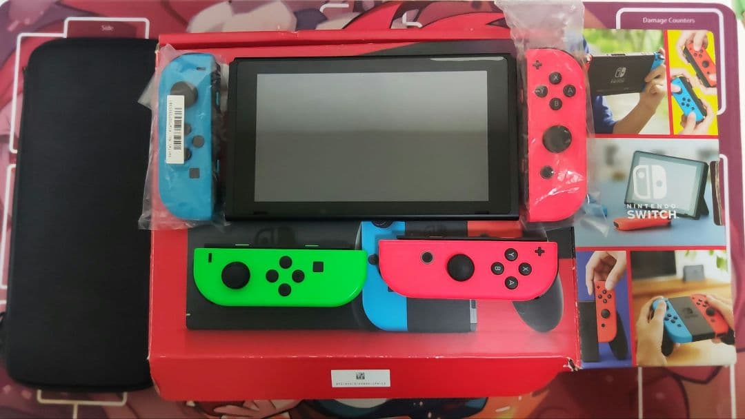 Nintendo Switch 本体 バッテリー強化版 sd付き