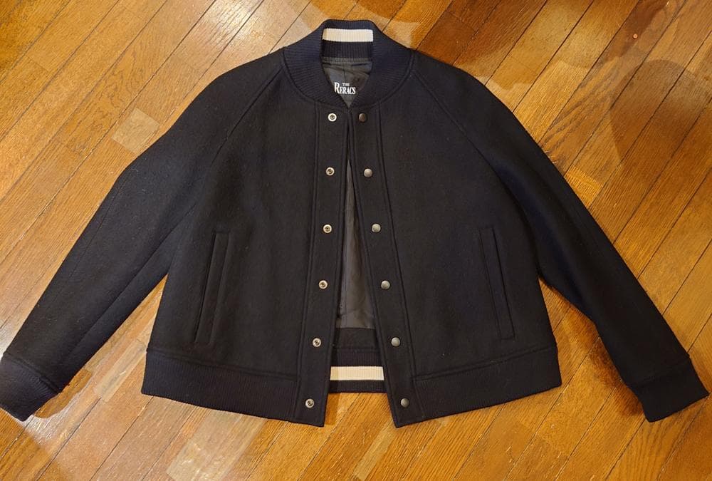 nyny1361　ザ・リラシス　レディースブルゾン　黒 38サイズ