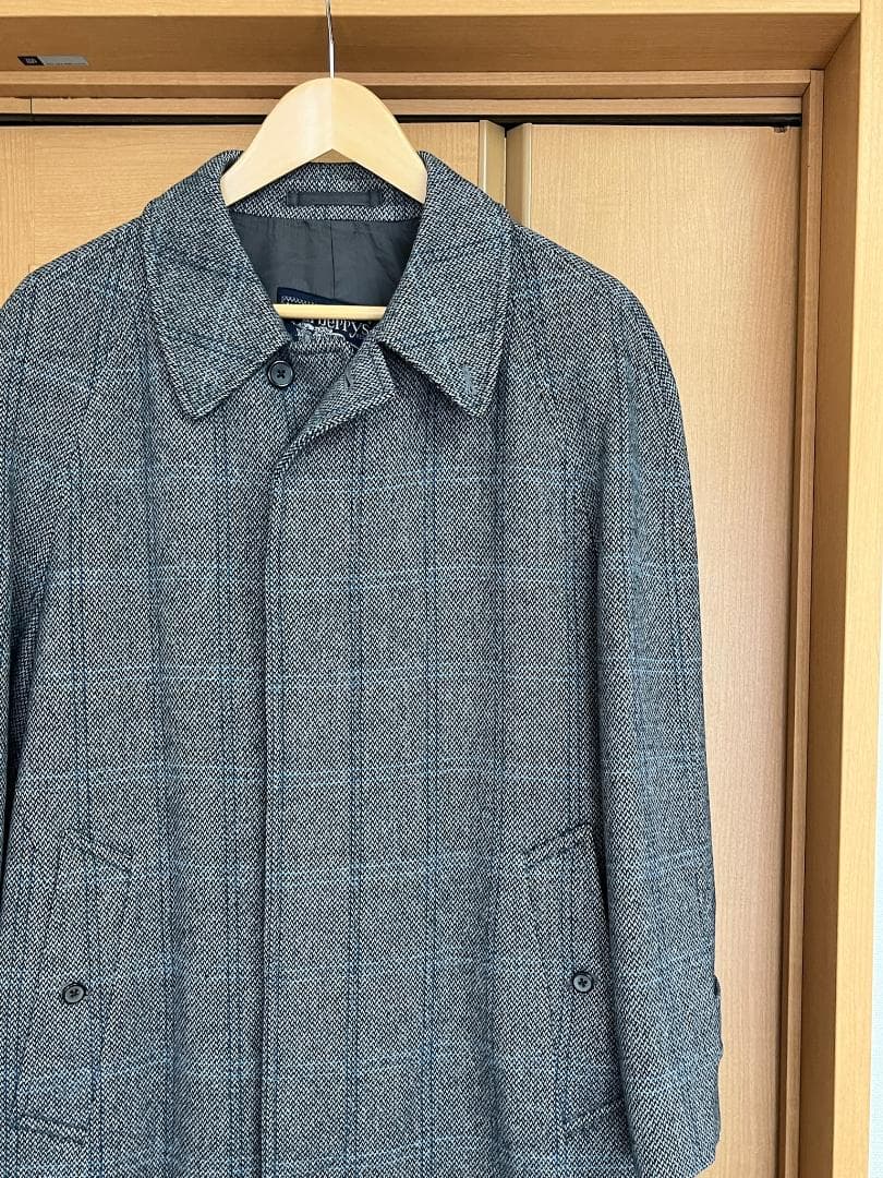 ８０s 美品　バーバリー　イングランド製　コート　ウール　ビンテージ