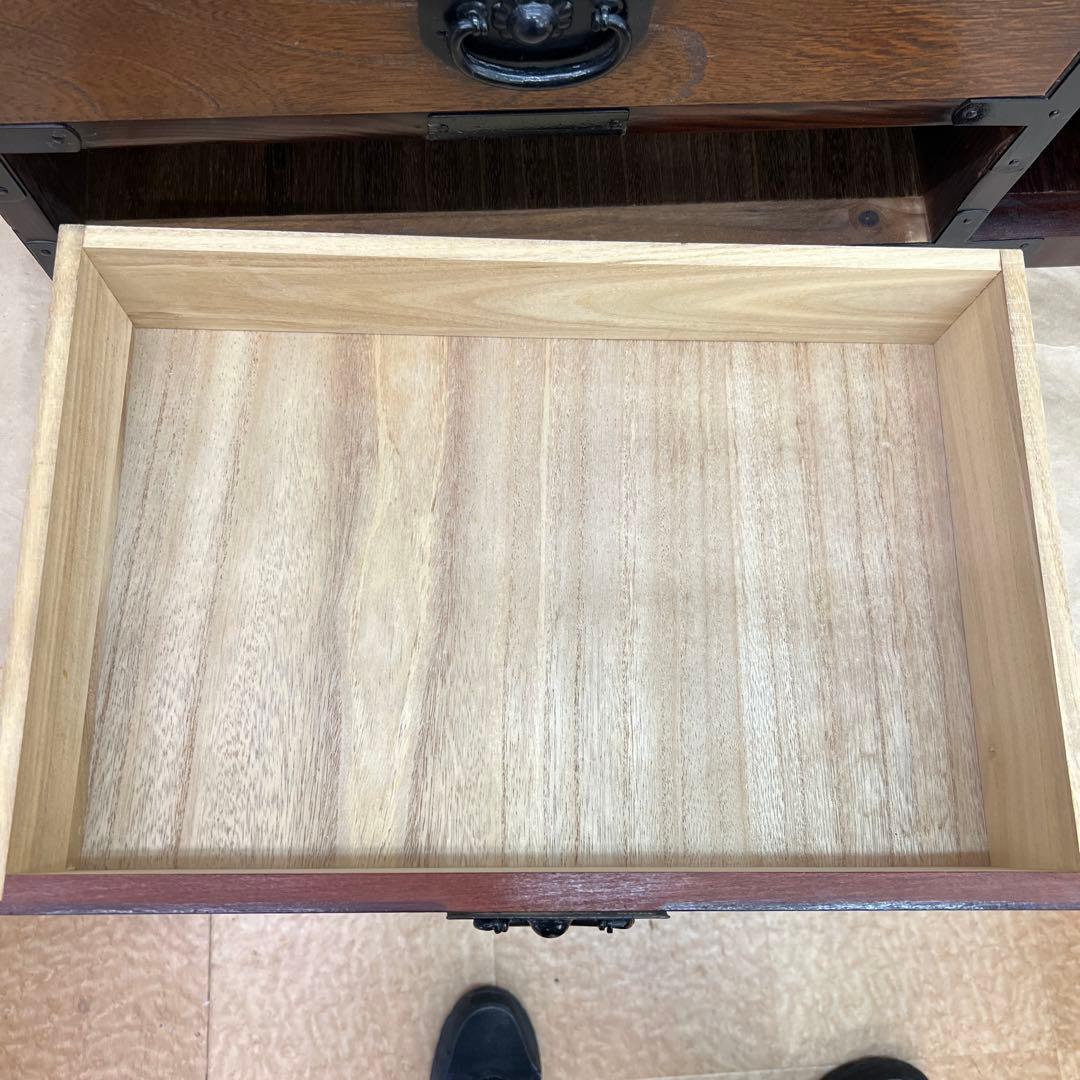 r*y様 アンティーク家具　箪笥　ロック付　昭和レトロ