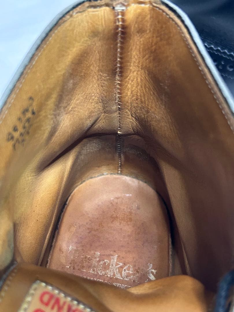 Tricker's / MALTON / M2508 / 黒 7.5 箱無し