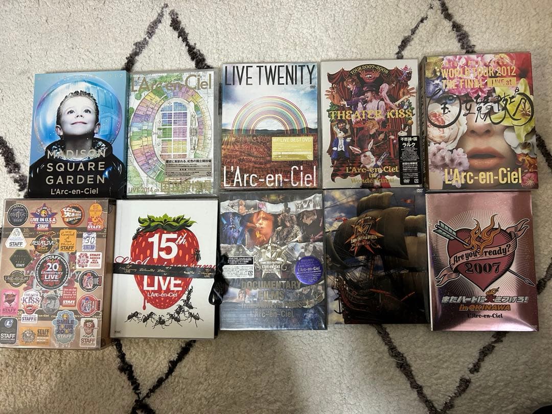 L'Arc〜en〜Ciel ラルク DVD 10枚セット