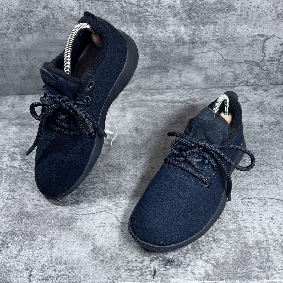 極美品【オールバーズ】（24）スニーカー ウールランナーミズル 防水 WRM