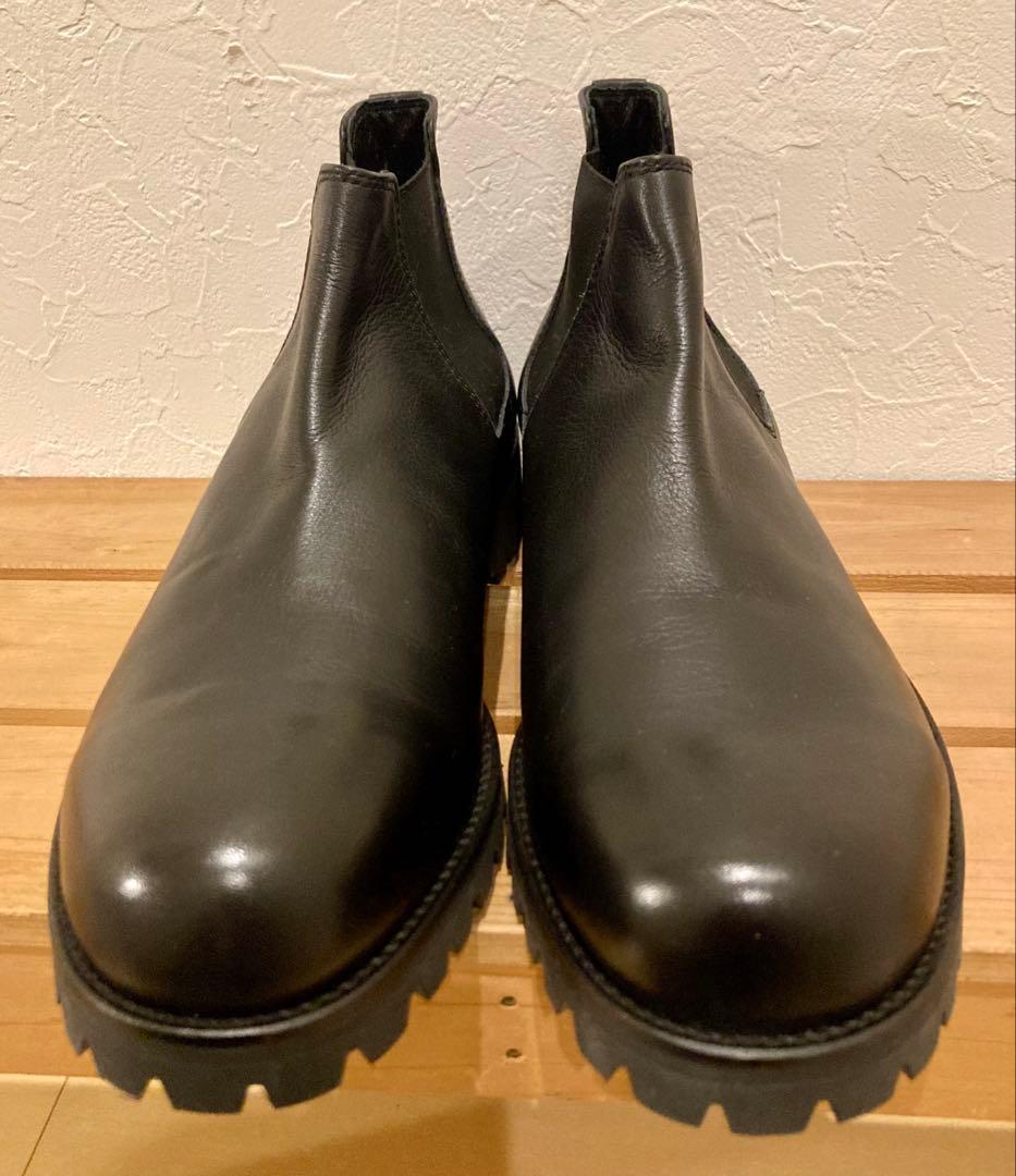 新品パドローネ ビブラムソール レザー サイドゴアブーツ 撥水 日本製 本革