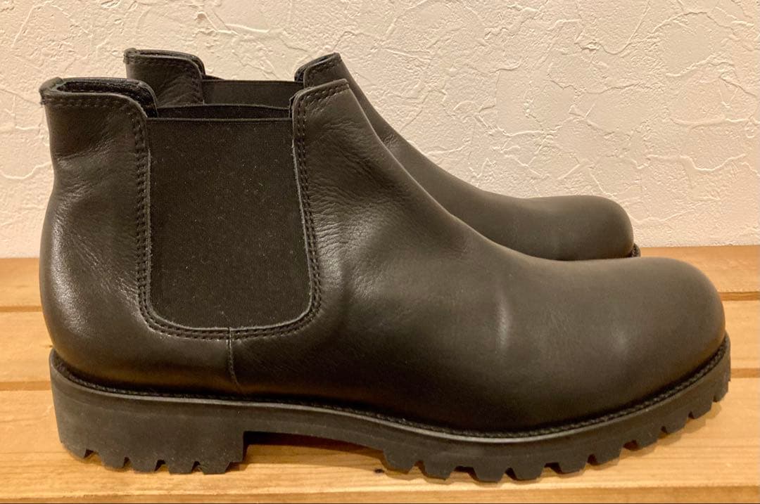 新品パドローネ ビブラムソール レザー サイドゴアブーツ 撥水 日本製 本革