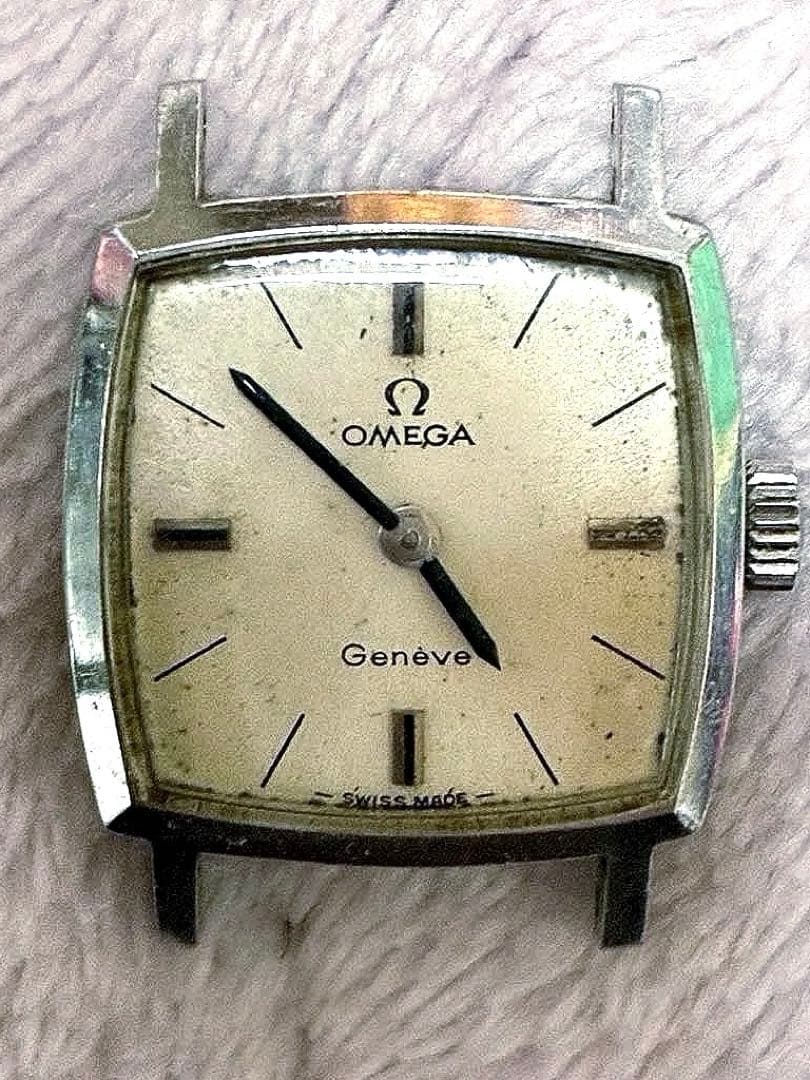 今だけ！OMEGA Geneve 手巻き時計 スクエア　ヴィンテージ　Watch
