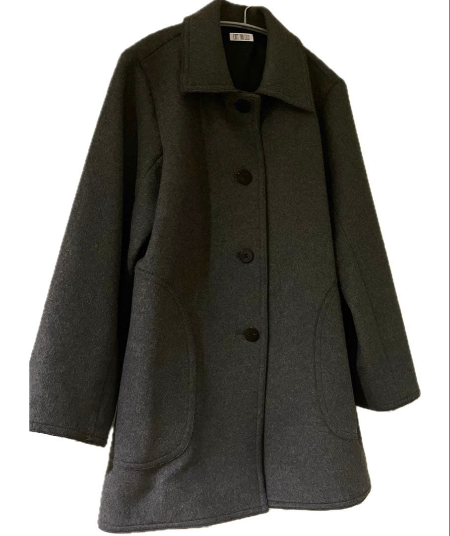 メルトンステンカラーコート