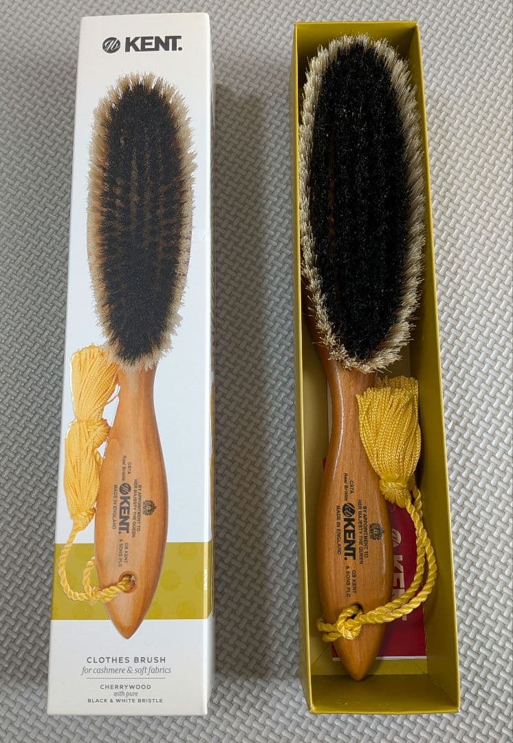 G.B.KENT 洋服ブラシ　ベストセラーモデル 最高級豚毛 CS7A