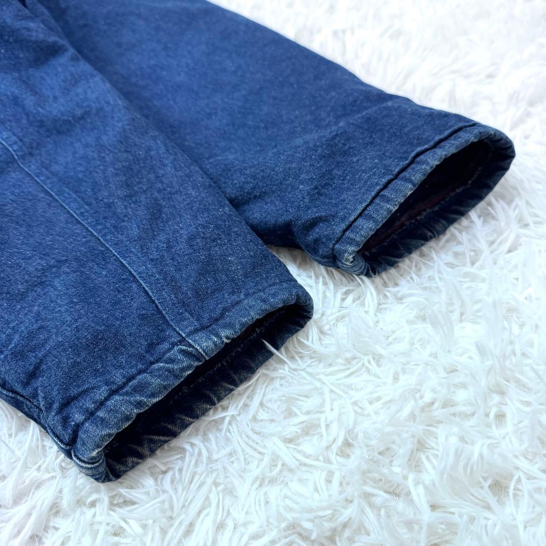 【まさ様激レア 80s】Dickies デニム カバーオール 白タグ 濃紺 XL