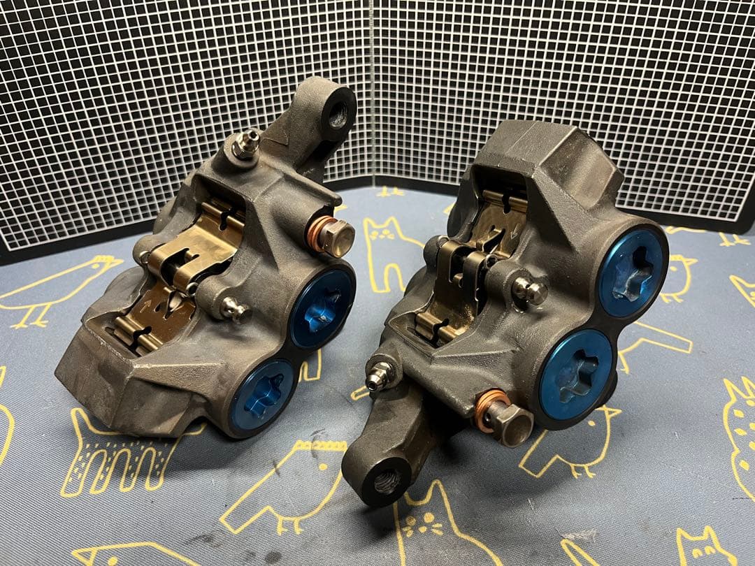 ヤマハ純正MOSキャリパー OH済 XJR1200 1300 ピッチ100mm