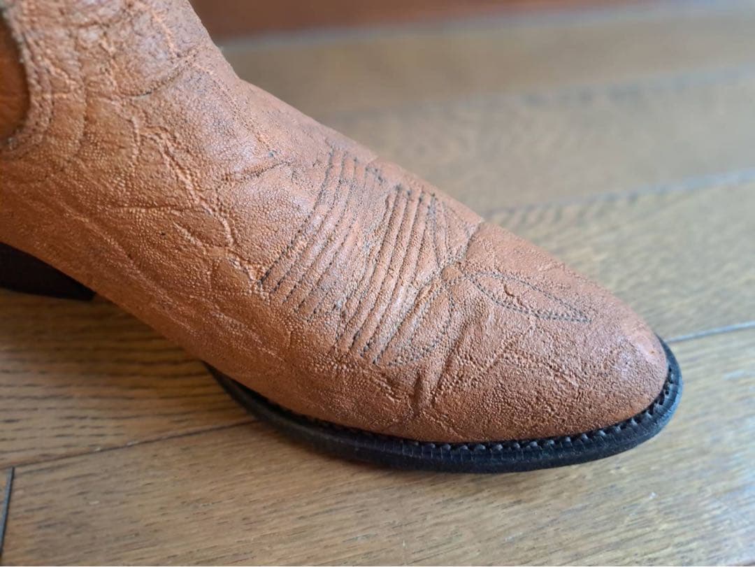 【2/8のみ緊急値下げ】Dan Post 象革ウエスタンブーツ 9 1/2