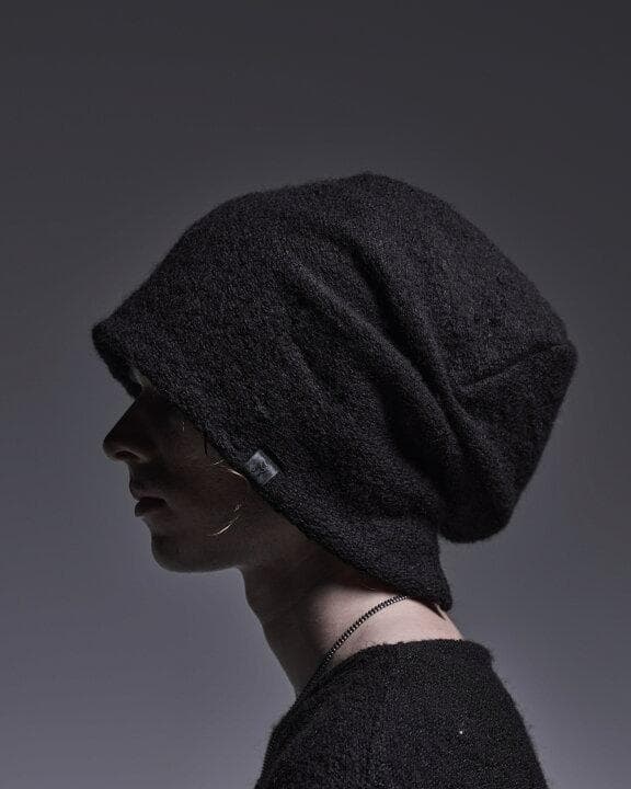 ★新品未開封★ キリュウキリュウ ボーダー ニット キャップ ブラック イチロー