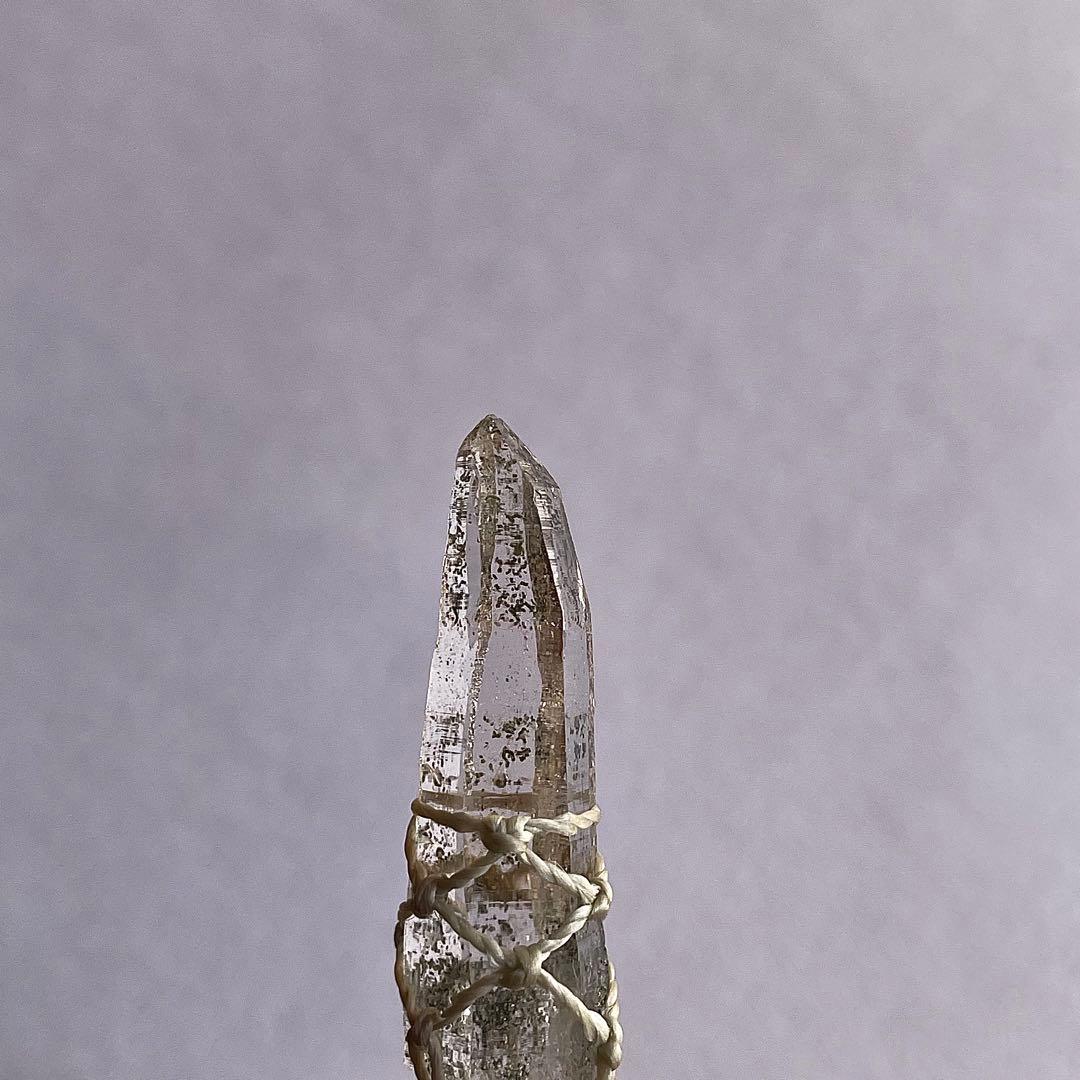 ヒマラヤ水晶 ガネッシュヒマール ＊ マクラメネックレス ペンダント23