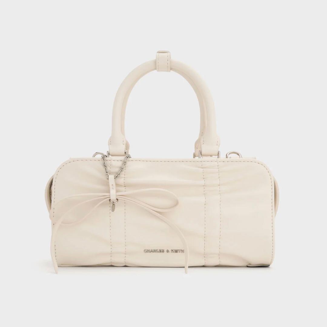 CHARLES & KEITH Kadee ケーディー バッグ クリーム