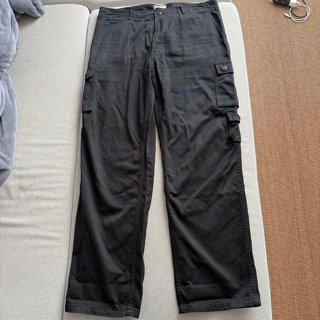 パンツ TIGER TROUSERS / BLACK OVER-DYE X-LARGE