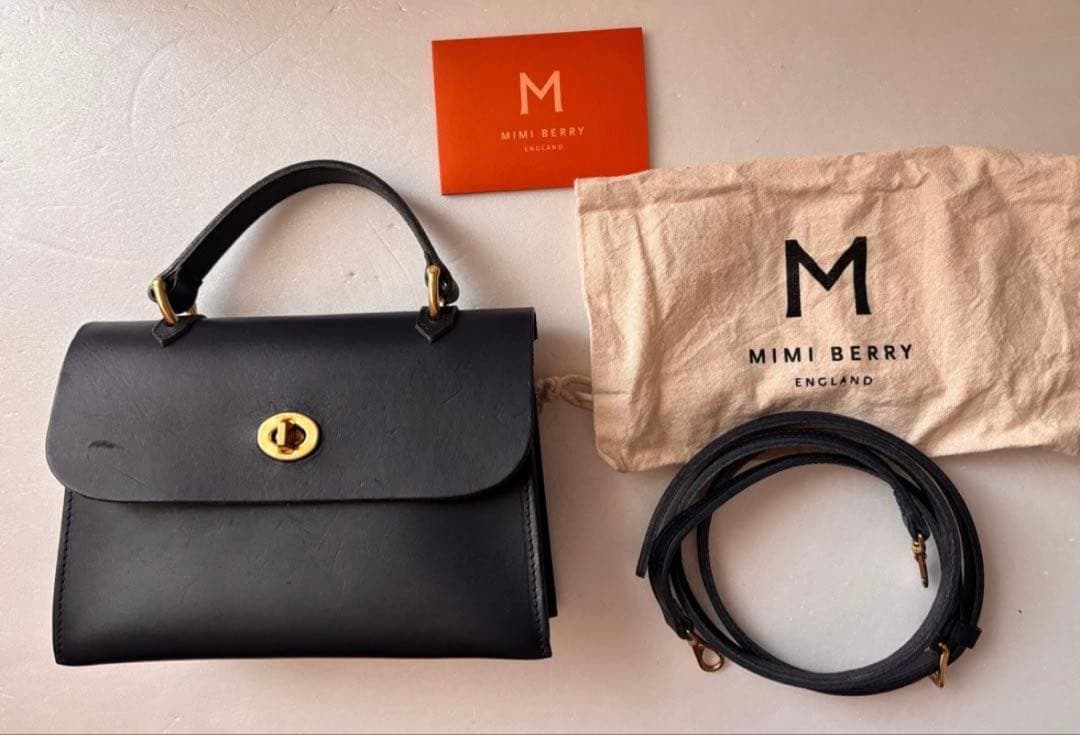 ミミベリー　MIMI BERRY 2wayショルダーバッグJUDE ターンロック