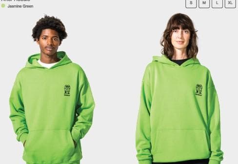 バタレオン BATALEON フード付きスウェット Lサイズ 25-b04