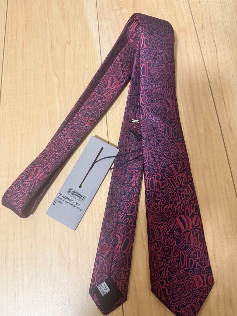 希少 DIOR×Shawn Stussy シルク100% ネクタイ おまけ付き