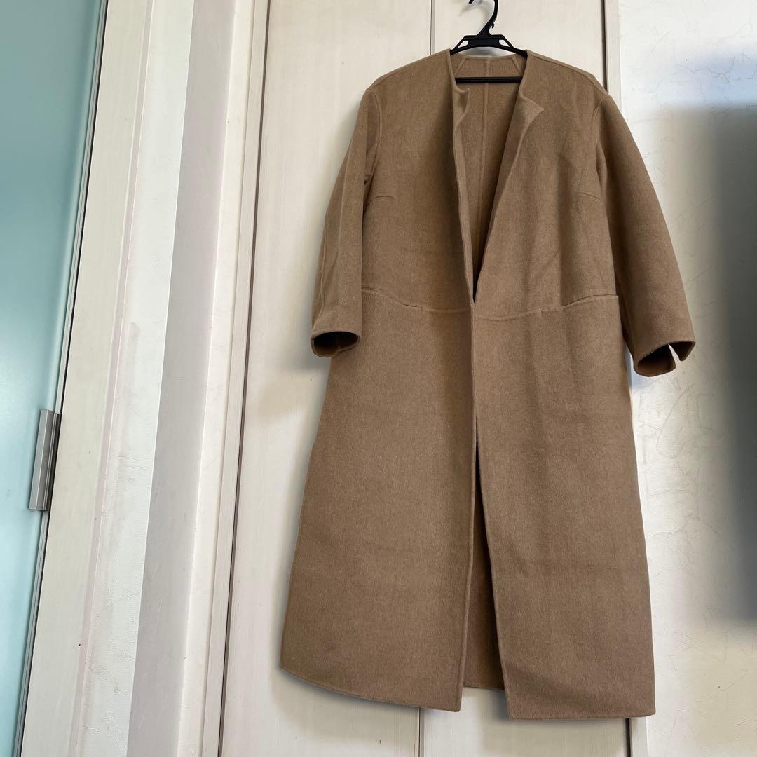 値下げしました Deuxieme Classeベージュ ロングコート サイズ38