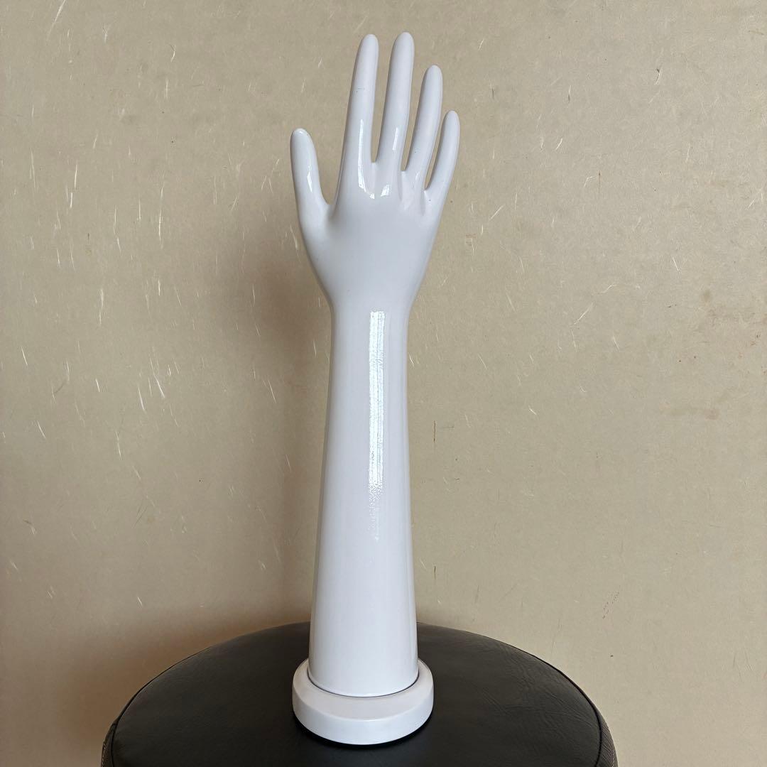 なみさま ハンドディスプレイトルソ ホワイト 手マネキン １２本まとめ売り