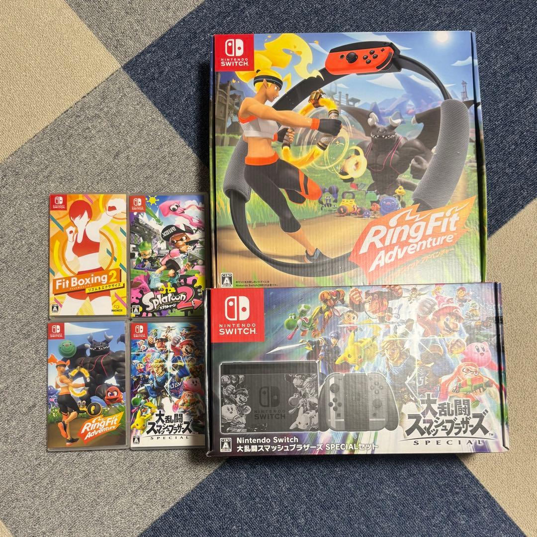 Nintendo Switch スイッチ 本体 +ソフト まとめ売り
