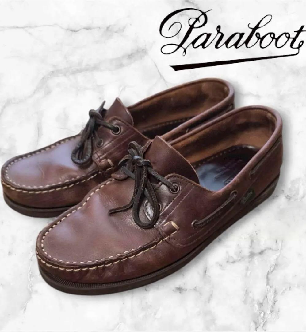 Y*A様 Paraboot 革靴　レザー　本革BARTH MARRON デッキシ