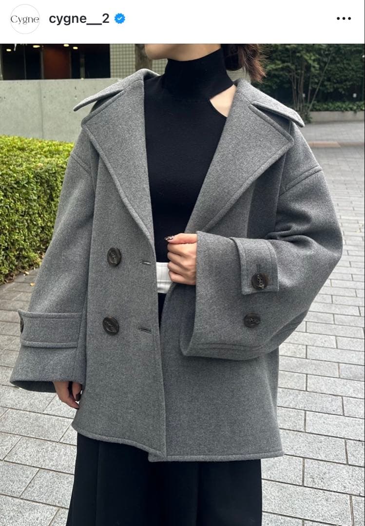 【新品未使用】 Cygne 今期新作 コート Emii